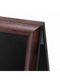 Dřevěné áčko s křídovou tabulí 68x120